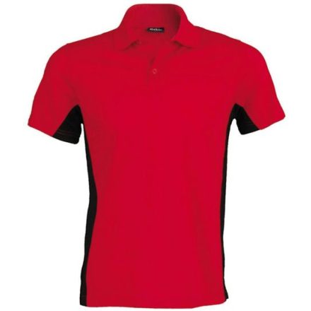 utt_ka232re-bl-s Kariban KA232 FLAG - SHORT-SLEEVED TWO-TONE POLO SHIRT S