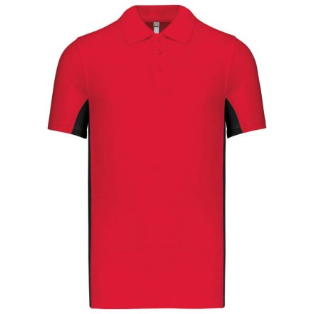 utt_ka232re-bl-s Kariban KA232 FLAG - SHORT-SLEEVED TWO-TONE POLO SHIRT S