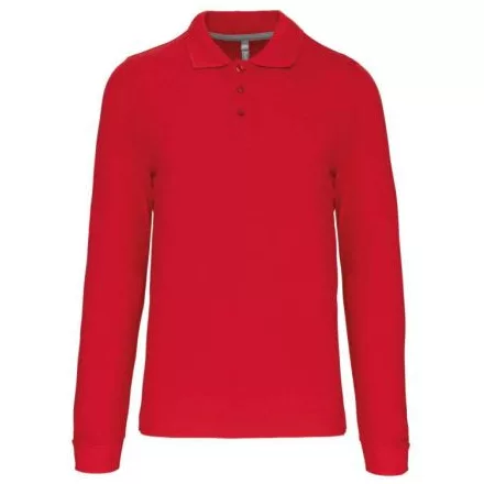 utt_ka243re-2xl Kariban KA243 MEN'S LONG-SLEEVED POLO SHIRT 2XL