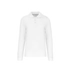 utt_ka243wh-m Kariban KA243 MEN'S LONG-SLEEVED POLO SHIRT M