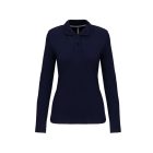 utt_ka244nv-l Kariban KA244 LADIES' LONG-SLEEVED POLO SHIRT L