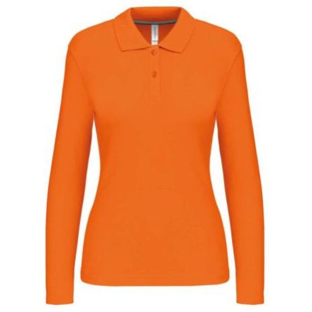 utt_ka244or-l Kariban KA244 LADIES' LONG-SLEEVED POLO SHIRT L
