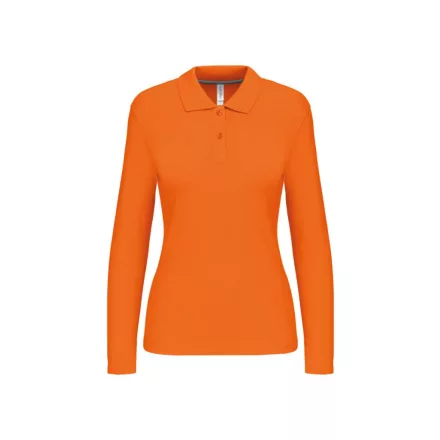 utt_ka244or-l Kariban KA244 LADIES' LONG-SLEEVED POLO SHIRT L
