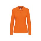 utt_ka244or-m Kariban KA244 LADIES' LONG-SLEEVED POLO SHIRT M