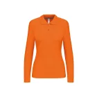 utt_ka244or-m Kariban KA244 LADIES' LONG-SLEEVED POLO SHIRT M