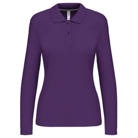 utt_ka244pu-l Kariban KA244 LADIES' LONG-SLEEVED POLO SHIRT L