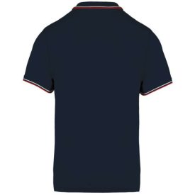   utt_ka250nv-re-wh-s Kariban KA250 MEN'S SHORT-SLEEVED POLO SHIRT S