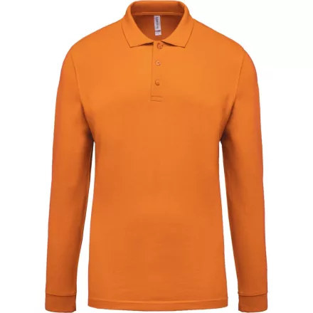 utt_ka256or-m Kariban KA256 MEN'S LONG-SLEEVED PIQUÉ POLO SHIRT M