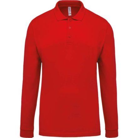 utt_ka256re-l Kariban KA256 MEN'S LONG-SLEEVED PIQUÉ POLO SHIRT L