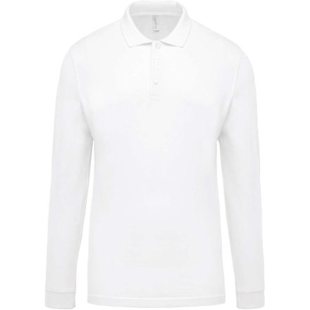 utt_ka256wh-l Kariban KA256 MEN'S LONG-SLEEVED PIQUÉ POLO SHIRT L