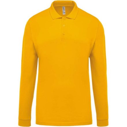 utt_ka256ye-m Kariban KA256 MEN'S LONG-SLEEVED PIQUÉ POLO SHIRT M