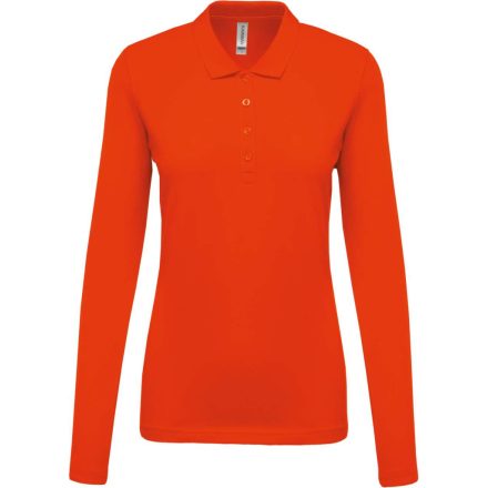 utt_ka257or-xl Kariban KA257 LADIES’ LONG-SLEEVED PIQUÉ POLO SHIRT XL
