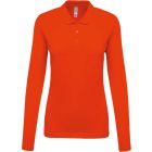 utt_ka257or-xs Kariban KA257 LADIES’ LONG-SLEEVED PIQUÉ POLO SHIRT XS