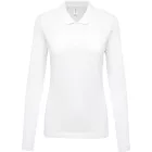 utt_ka257wh-s Kariban KA257 LADIES’ LONG-SLEEVED PIQUÉ POLO SHIRT S