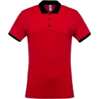 utt_ka258re-bl-l Kariban KA258 MEN'S TWO-TONE PIQUÉ POLO SHIRT L