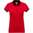utt_ka259re-bl-2xl Kariban KA259 LADIES’ TWO-TONE PIQUÉ POLO SHIRT 2XL
