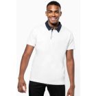 utt_ka260bl-re-xl Kariban KA260 MEN'S TWO-TONE JERSEY POLO SHIRT XL