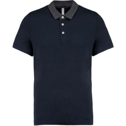 utt_ka260nv-dgh-3xl Kariban KA260 MEN'S TWO-TONE JERSEY POLO SHIRT 3XL