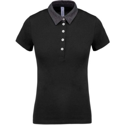 utt_ka261bl-dgh-xl Kariban KA261 LADIES' TWO-TONE JERSEY POLO SHIRT XL