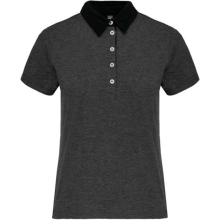 utt_ka261dgh-bl-s Kariban KA261 LADIES' TWO-TONE JERSEY POLO SHIRT S