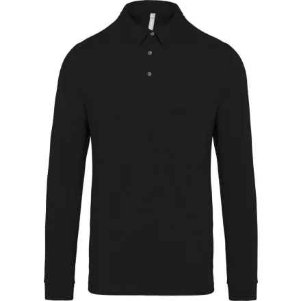 utt_ka264bl-2xl Kariban KA264 MEN'S LONG SLEEVED JERSEY POLO SHIRT 2XL