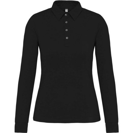 utt_ka265bl-m Kariban KA265 LADIES' LONG SLEEVE JERSEY POLO SHIRT M