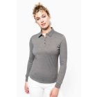 utt_ka265nv-l Kariban KA265 LADIES' LONG SLEEVE JERSEY POLO SHIRT L