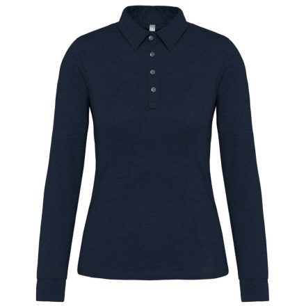 utt_ka265nv-m Kariban KA265 LADIES' LONG SLEEVE JERSEY POLO SHIRT M
