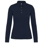 utt_ka265nv-s Kariban KA265 LADIES' LONG SLEEVE JERSEY POLO SHIRT S