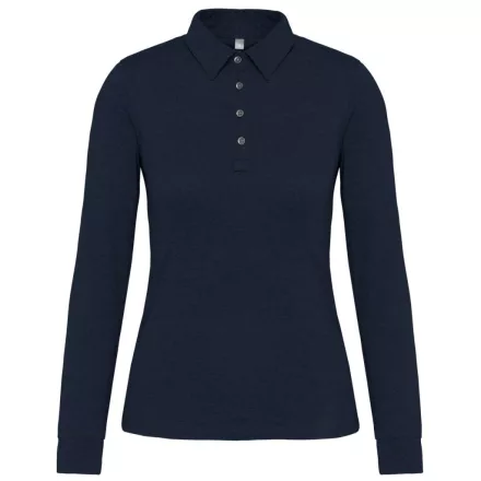utt_ka265nv-xs Kariban KA265 LADIES' LONG SLEEVE JERSEY POLO SHIRT XS