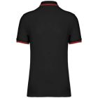 utt_ka272bl-re-m Kariban KA272 MEN'S 2 STRIPED SHORT SLEEVED POLOSHIRT M