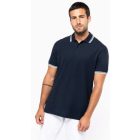 utt_ka272bl-re-m Kariban KA272 MEN'S 2 STRIPED SHORT SLEEVED POLOSHIRT M