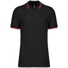 utt_ka272bl-re-xl Kariban KA272 MEN'S 2 STRIPED SHORT SLEEVED POLOSHIRT XL