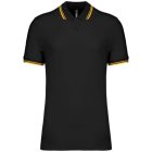 utt_ka272bl-ye-l Kariban KA272 MEN'S 2 STRIPED SHORT SLEEVED POLOSHIRT L