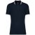 utt_ka272nv-wh-2xl Kariban KA272 MEN'S 2 STRIPED SHORT SLEEVED POLOSHIRT 2XL
