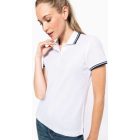 utt_ka273bl-re-2xl Kariban KA273 LADIE'S 2 STRIPED SHORT SLEEVED POLOSHIRT 2XL