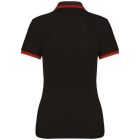 utt_ka273bl-re-l Kariban KA273 LADIE'S 2 STRIPED SHORT SLEEVED POLOSHIRT L