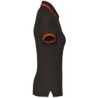 utt_ka273dg-or-s Kariban KA273 LADIE'S 2 STRIPED SHORT SLEEVED POLOSHIRT S