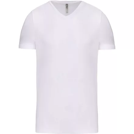 utt_ka3014wh-2xl Kariban KA3014 FÉRFI RÖVID UJJÚ V-NYAKÚ PÓLÓ 2XL