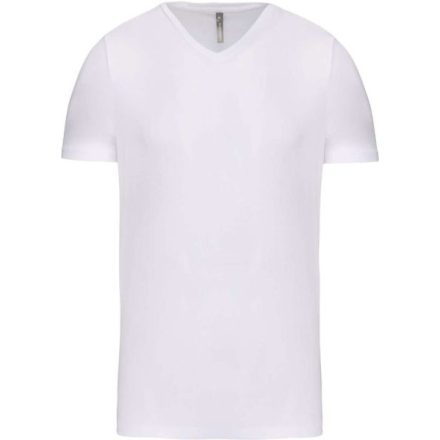 utt_ka3014wh-xl Kariban KA3014 FÉRFI RÖVID UJJÚ V-NYAKÚ PÓLÓ XL