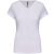 utt_ka3015wh-2xl Kariban KA3015 NŐI RÖVID UJJÚ V-NYAKÚ PÓLÓ 2XL