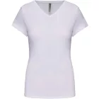utt_ka3015wh-xl Kariban KA3015 NŐI RÖVID UJJÚ V-NYAKÚ PÓLÓ XL