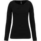 utt_ka3017bl-2xl Kariban KA3017 NŐI HOSSZÚ UJJÚ KÖRNYAKÚ PÓLÓ 2XL