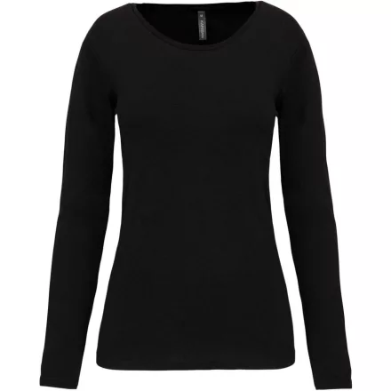 utt_ka3017bl-2xl Kariban KA3017 NŐI HOSSZÚ UJJÚ KÖRNYAKÚ PÓLÓ 2XL