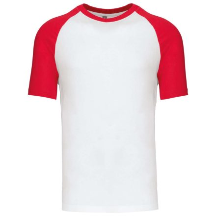 utt_ka330wh-re-2xl Kariban KA330 BASEBALL - KONTRASZT PÓLÓ 2XL
