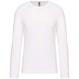   utt_ka359wh-4xl Kariban KA359 FÉRFI HOSSZÚ UJJÚ KÖRNYAKÚ PÓLÓ 4XL