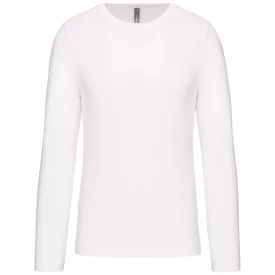   utt_ka359wh-4xl Kariban KA359 FÉRFI HOSSZÚ UJJÚ KÖRNYAKÚ PÓLÓ 4XL