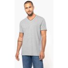 utt_ka374oxg-nv-wh-3xl Kariban KA374 FÉRFI V-NYAKÚ PIQUÉ PÓLÓ 3XL