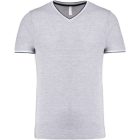 utt_ka374oxg-nv-wh-xl Kariban KA374 FÉRFI V-NYAKÚ PIQUÉ PÓLÓ XL