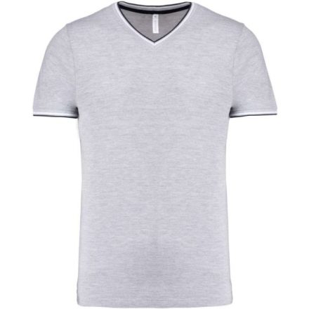 utt_ka374oxg-nv-wh-xl Kariban KA374 FÉRFI V-NYAKÚ PIQUÉ PÓLÓ XL